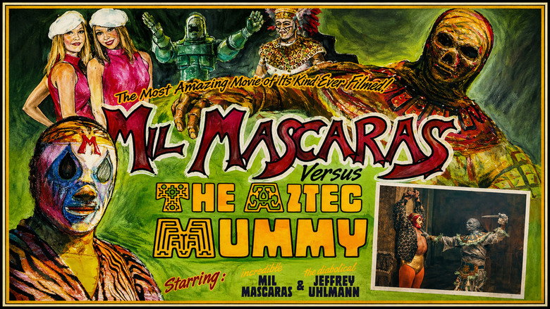 Mil Mascaras vs. the Aztec Mummy backdrop 2