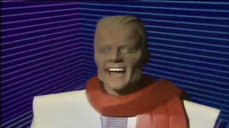 Max Headroom's Giant Christmas Turkey backdrop 1
