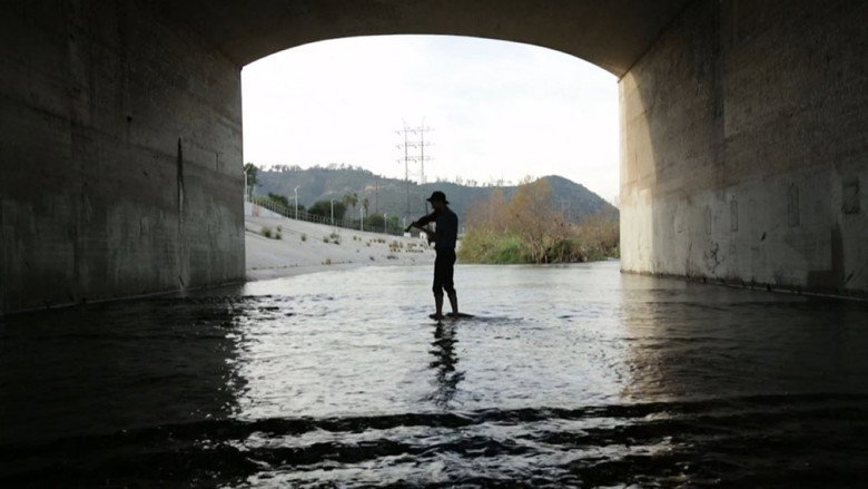 Echolocations: River backdrop 1