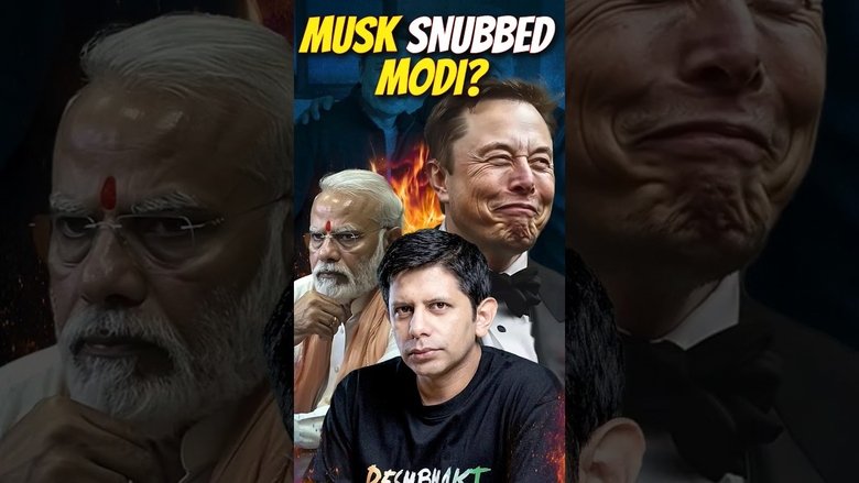 Elon Musk Snubbed Narendra Modi?! India vs China
