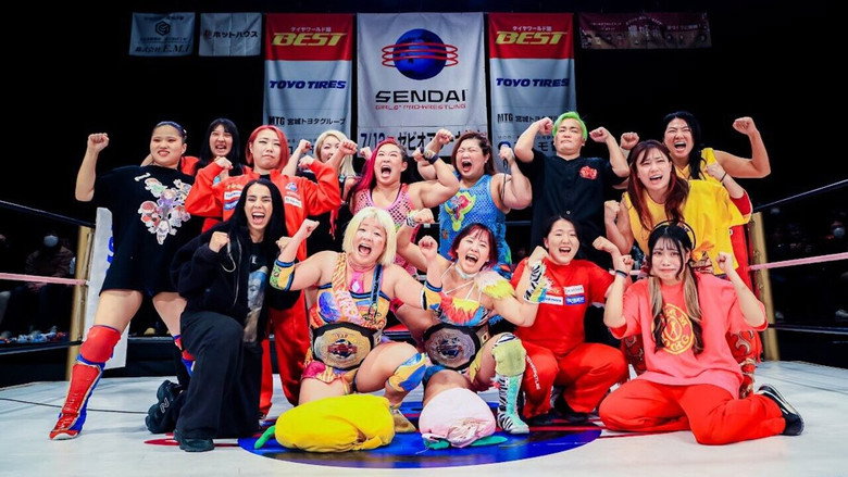 Sendai Girls' Pro-Wrestling backdrop 1