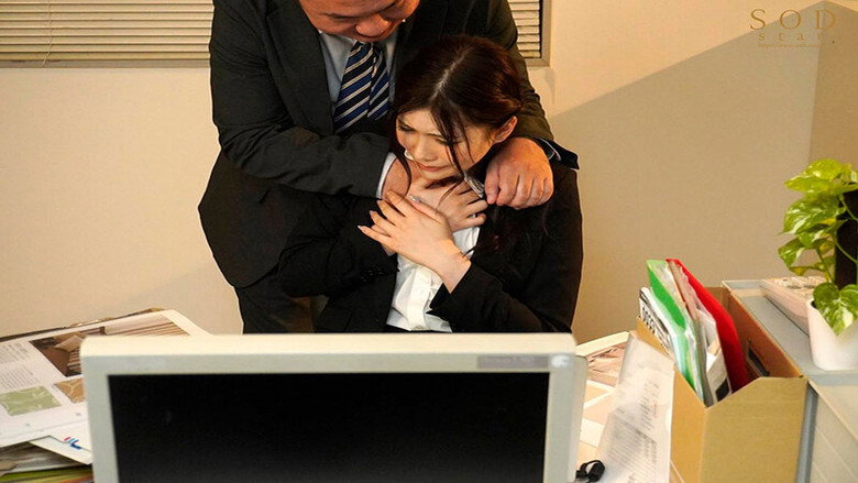 A Subordinate with an Outstanding Figure Is Blackmailed and Turned Into a Sex Slave. A Power-harassing Boss Uses Lingerie to Train Her in the Office!! backdrop 2