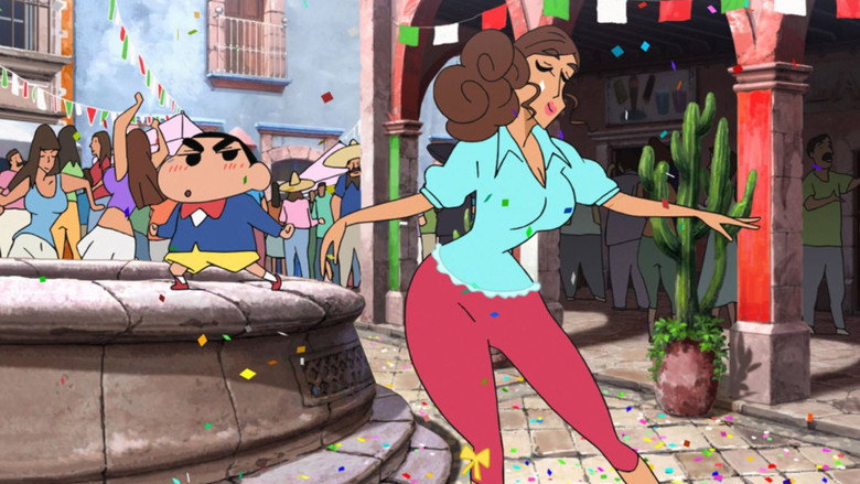 Crayon Shin-chan: My Moving Story! Cactus Large Attack! backdrop 7