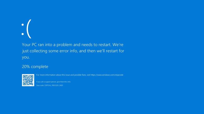 Blue Screen: The World in Breakdown Mode