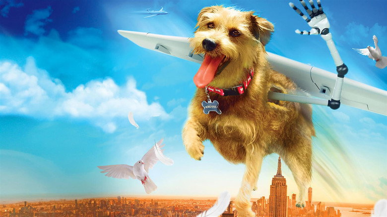 Robo-Dog: Airborne backdrop 6
