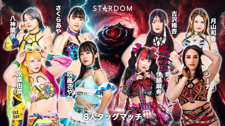 Stardom GW Tour 2026 in Fukuyama backdrop 2