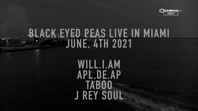Black Eyed Peas Live at Miami backdrop 2