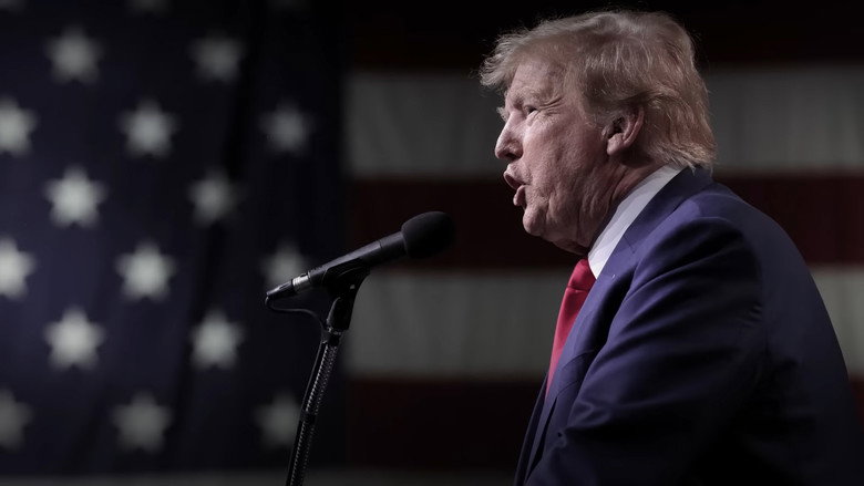 The Choice 2024: Harris vs. Trump backdrop 6