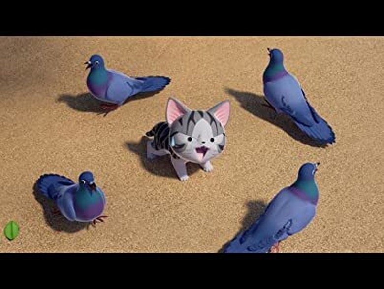 Chi Meets A Pigeon