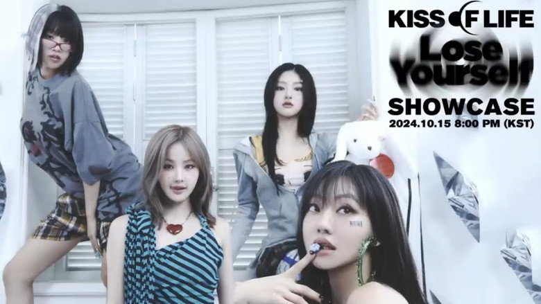 KISS OF LIFE 3rd Mini Album [Lose Yourself] Fan Showcase Live backdrop 1