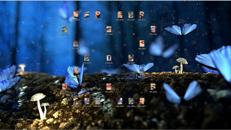 Broken Butterfly: The Perfect Shade of Blu backdrop 1
