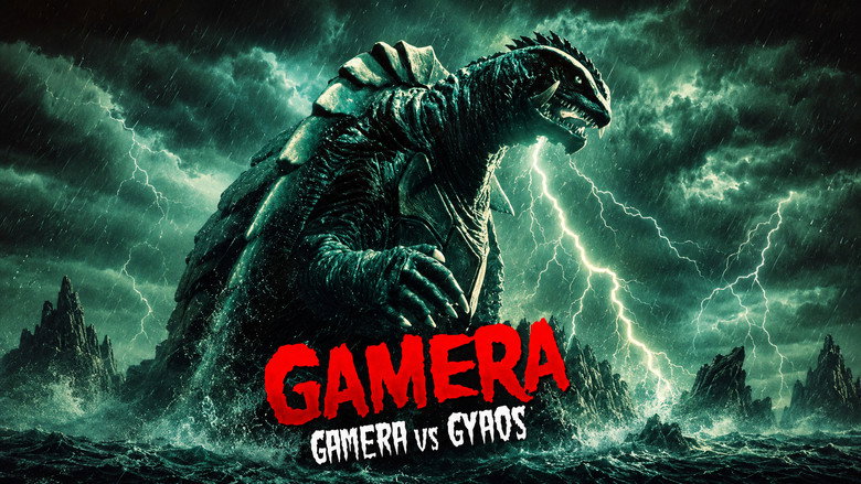 Gamera vs. Gyaos backdrop 4