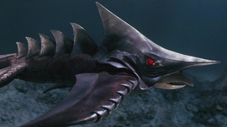 Gamera vs. Zigra backdrop 5