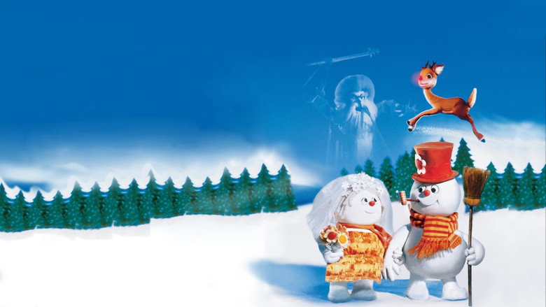 Rudolph and Frosty's Christmas in July backdrop 2