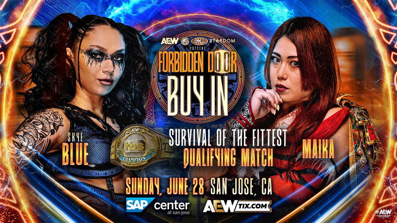 AEW x NJPW x CMLL x Stardom Present Forbidden Door 2026: Buy-In backdrop 2