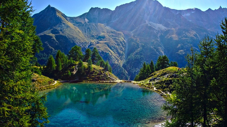 La Suisse des lacs backdrop 5