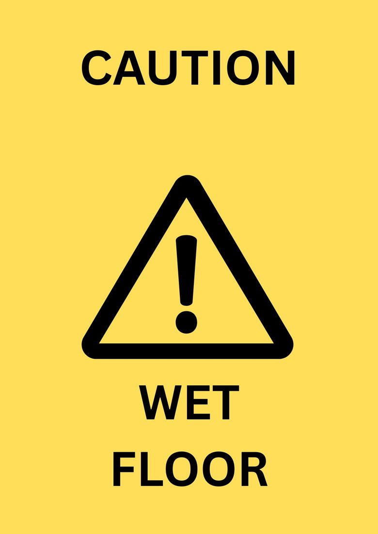 Caution Wet Floor