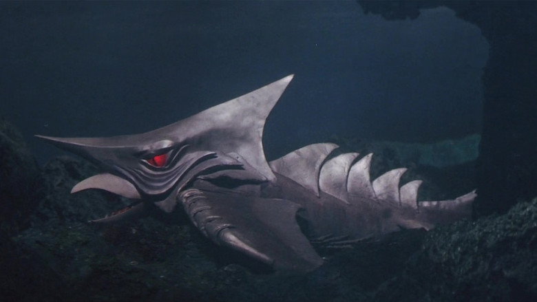 Gamera vs. Zigra backdrop 4