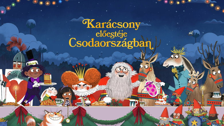 The Night Before Christmas in Wonderland backdrop 3