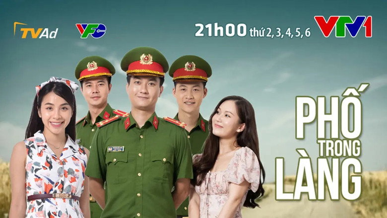 Phố trong làng backdrop 1