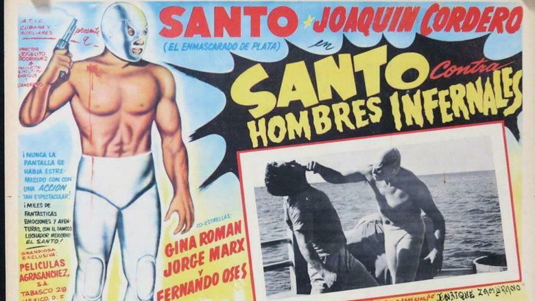 Santo vs. Infernal Men backdrop 2