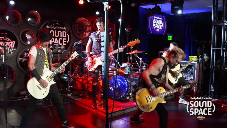 Sum 41 live in the Helpful Honda Sound Space at KROQ, Los Angeles, CA, USA backdrop 7