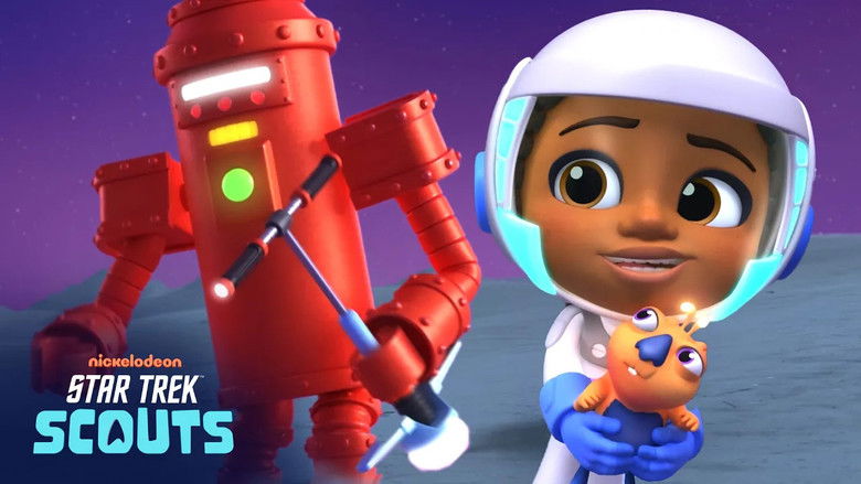 Star Trek Scouts Defeat ROBOTS on the Moon!