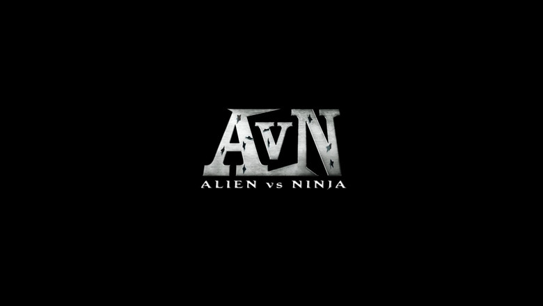 Alien vs. Ninja backdrop 2