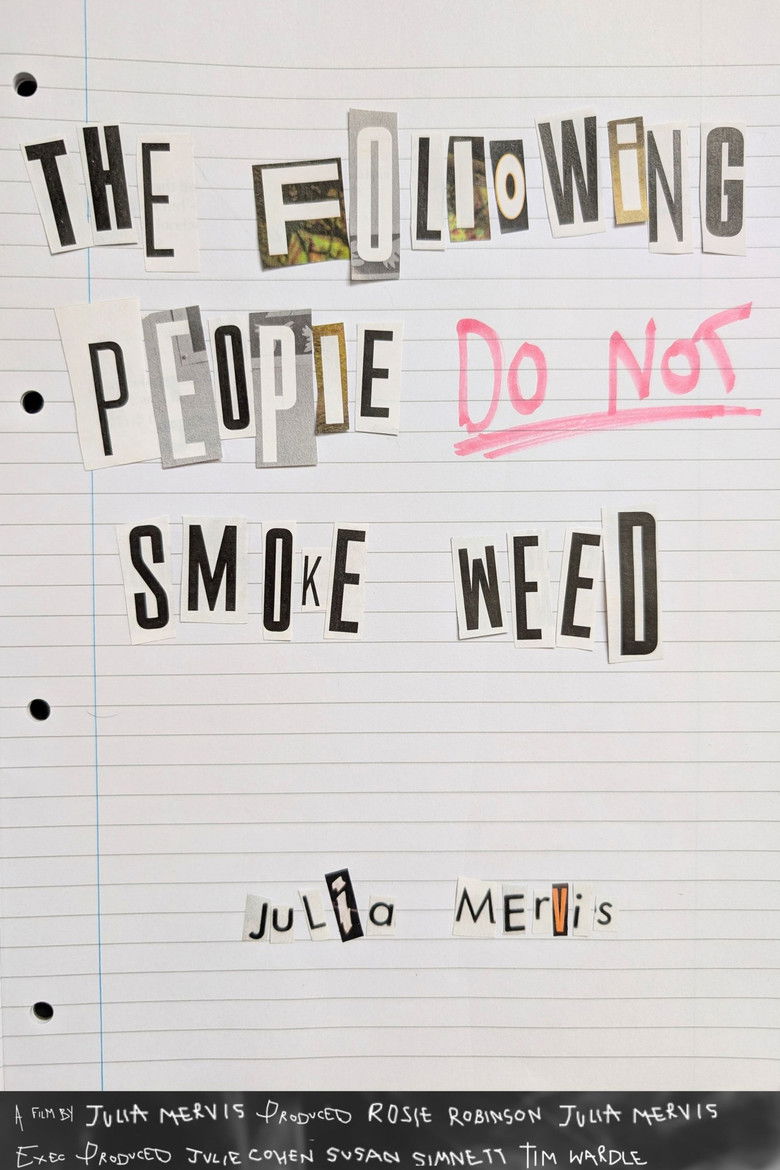 The Following People DO NOT Smoke Weed