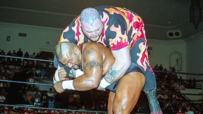 ECW Living Dangerously 1998 backdrop 1