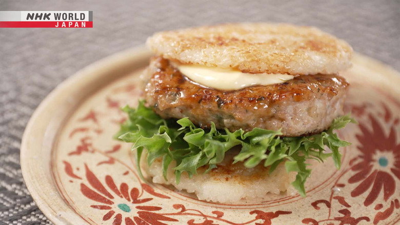 Rika's Tokyo Cuisine: Chicken Tsukune Rice Burger