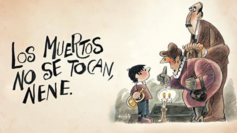 Los muertos no se tocan, nene backdrop 4