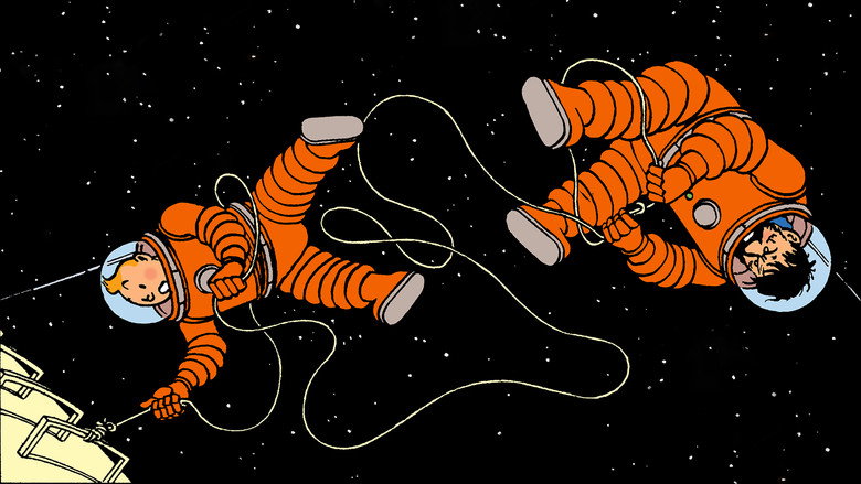 Explorers on the Moon backdrop 4