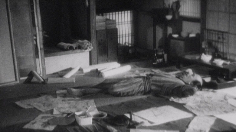 Utamaro and His Five Women backdrop 6