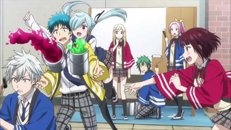 Yamada-kun and the Seven Witches backdrop 3