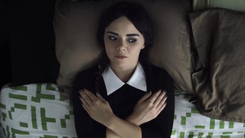 Adult Wednesday Addams backdrop 3