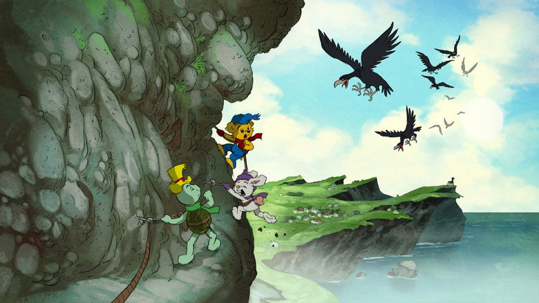 Bamse and the Volcano Island backdrop 3