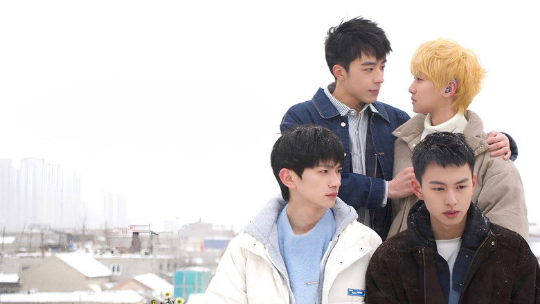 Blue Canvas of Youthful Days backdrop 4