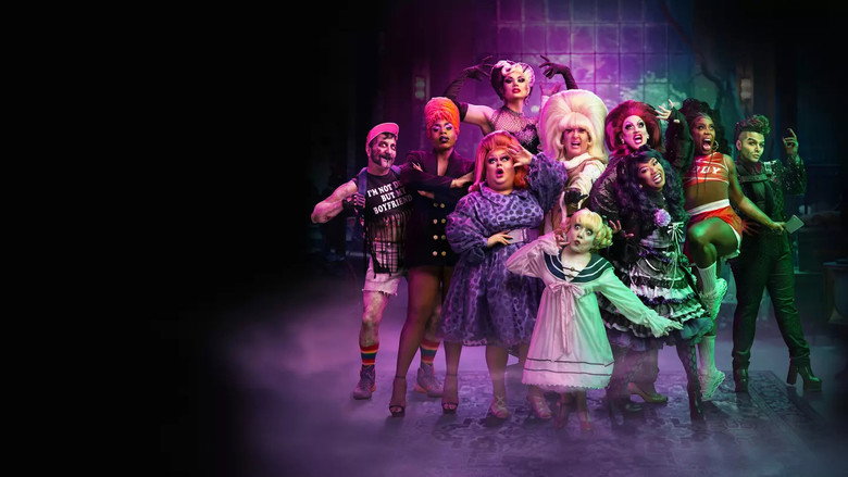 Huluween Dragstravaganza backdrop 2
