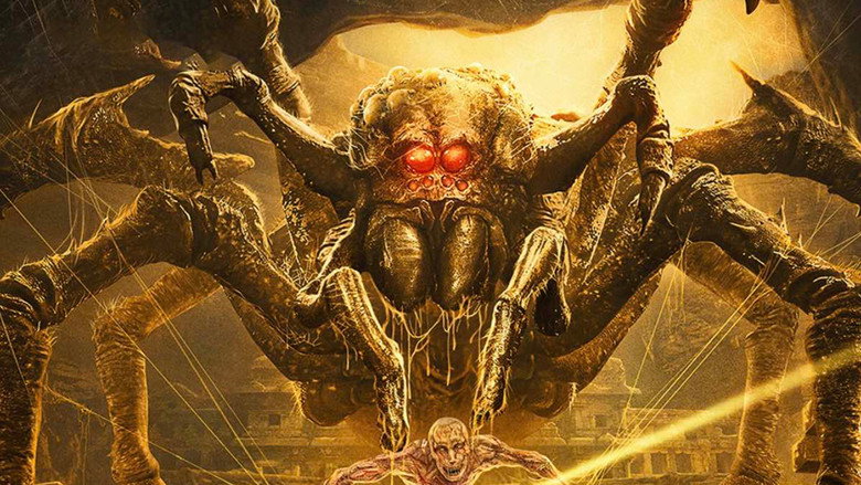 Golden Spider City backdrop 2
