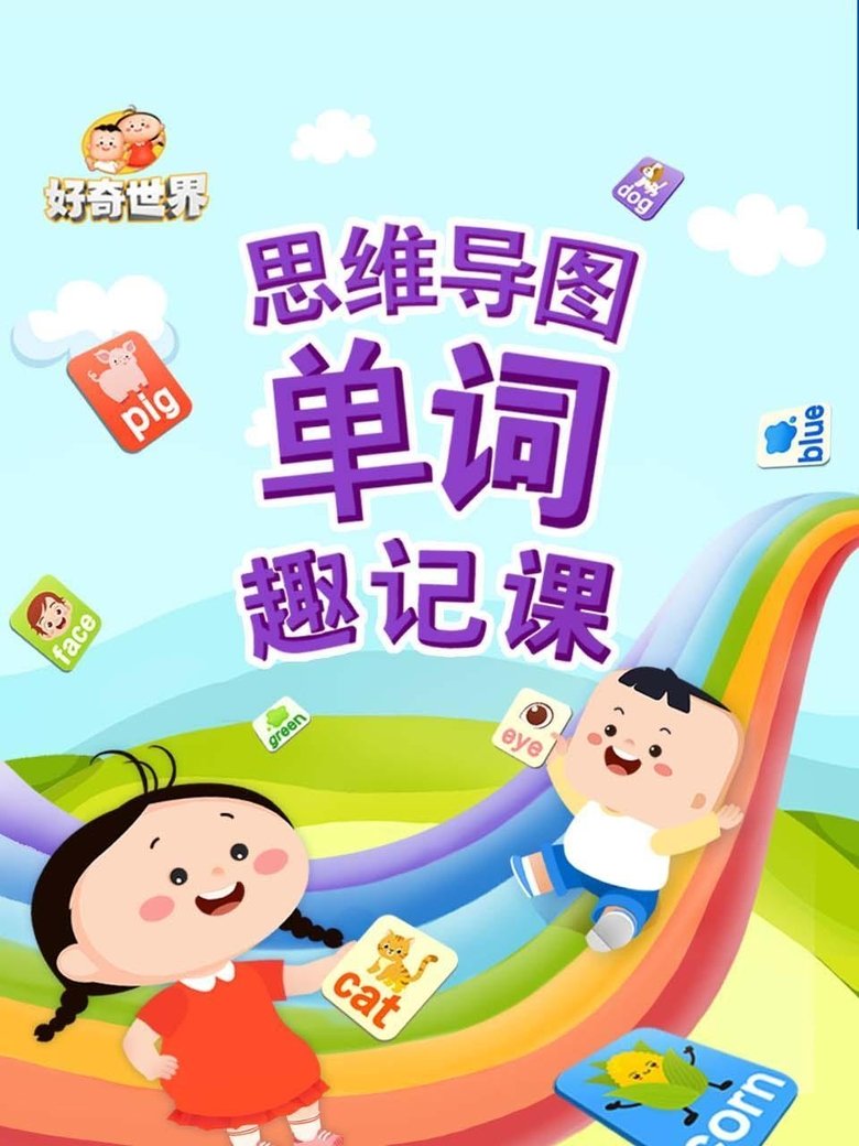 好奇世界思维导图单词趣记课