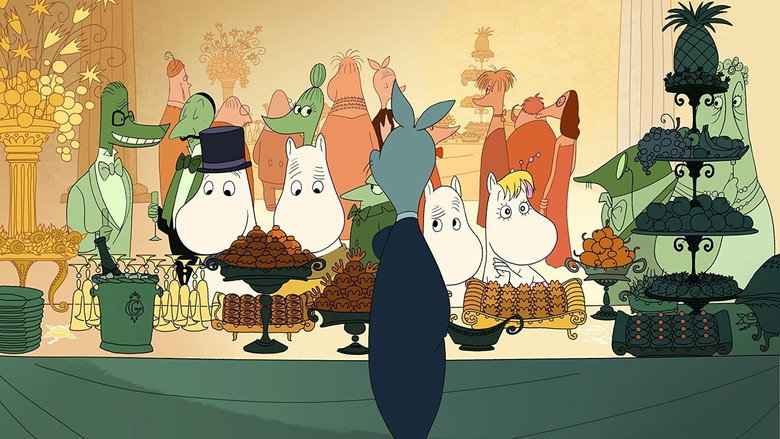 Moomins on the Riviera backdrop 3