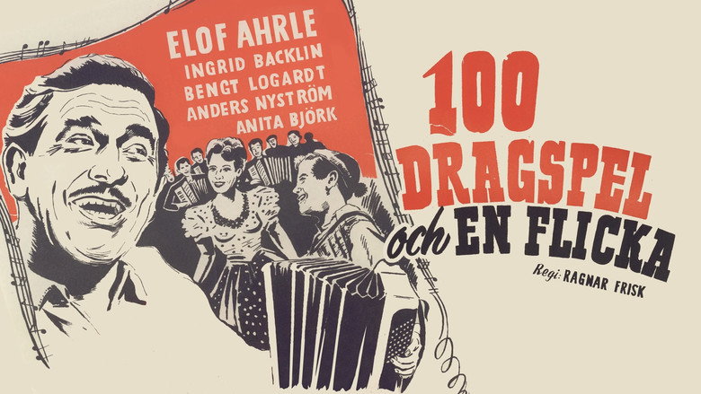 100 dragspel och en flicka backdrop 1