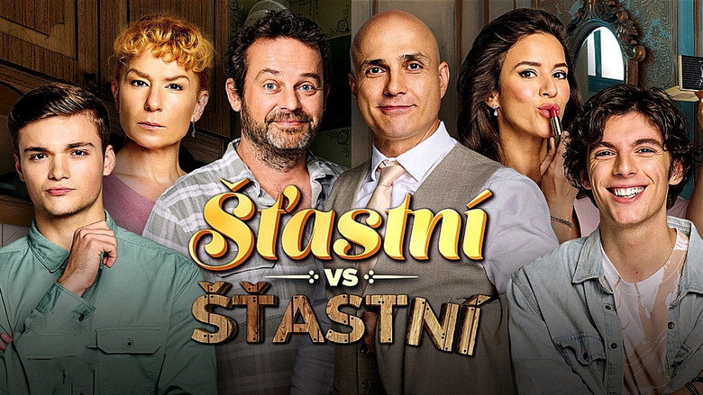 Šťastní vs. Šťastní backdrop 2