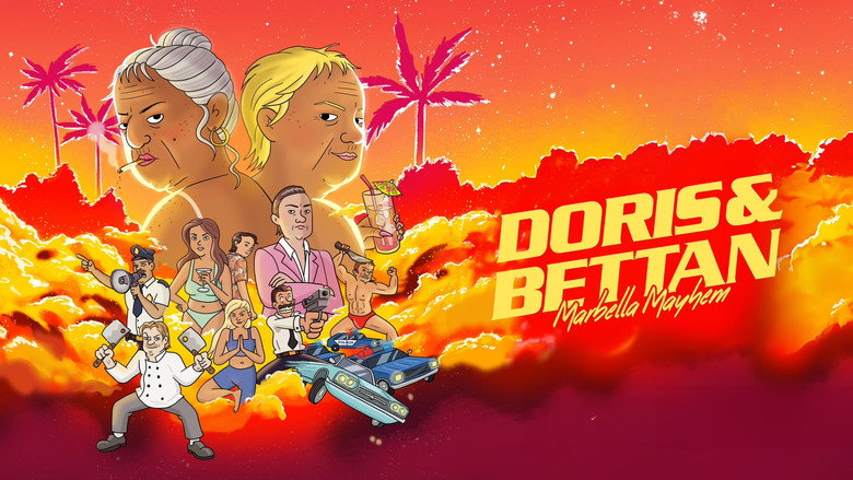 Doris & Bettan - Marbella Mayhem backdrop 3