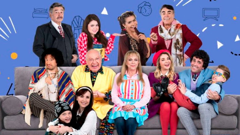 Una familia de diez backdrop 2