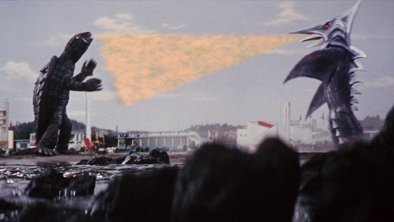 Gamera vs. Zigra backdrop 6