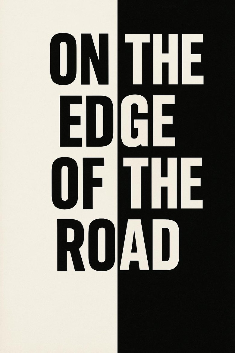 On the edge of the road