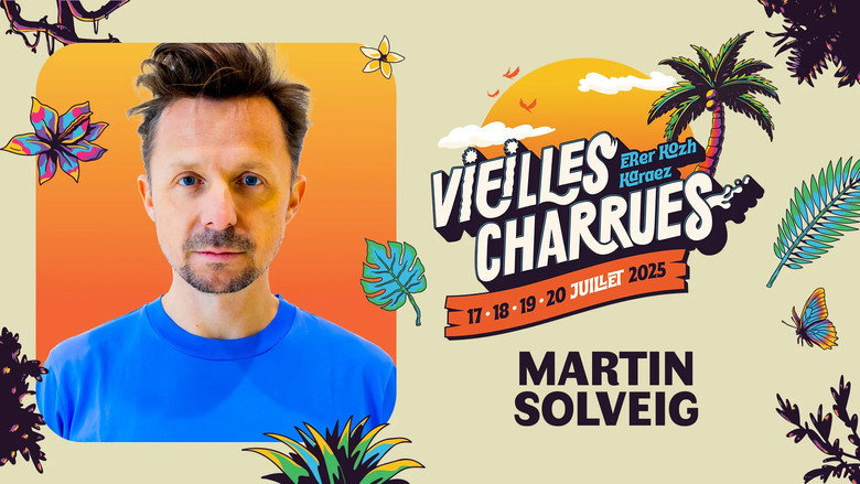 Martin Solveig en concert aux Vieilles Charrues 2025 backdrop 3