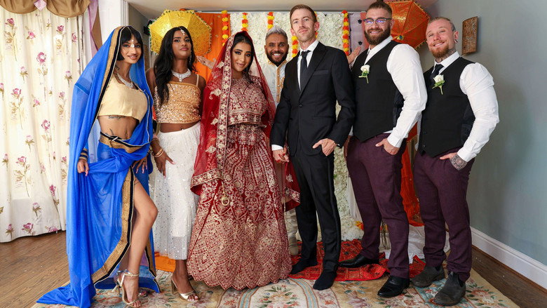 Wet Hot Indian Wedding backdrop 1